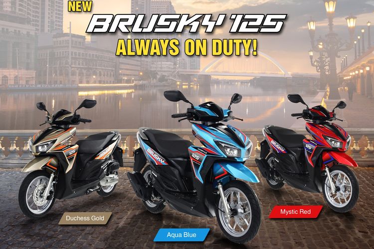 Ulik Spesifikasi Kawasaki Brusky 125, Calon Skutik Baru Geng Ijo?