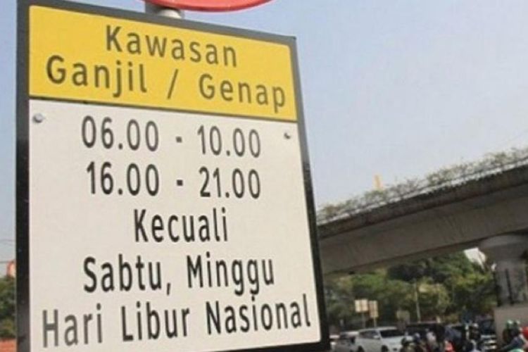 Mulai Besok Ganjil Genap Jakarta Diliburkan