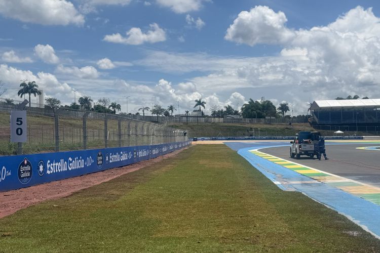 Hujan Deras, Sirkuit MotoGP Goiania Brasil Banjir