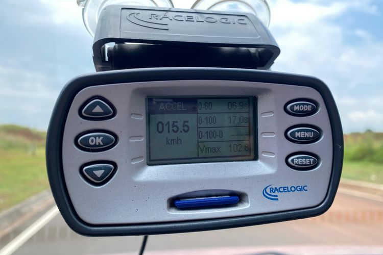 Hasil Tes Akselerasi Changan Lumin Pakai Racelogic