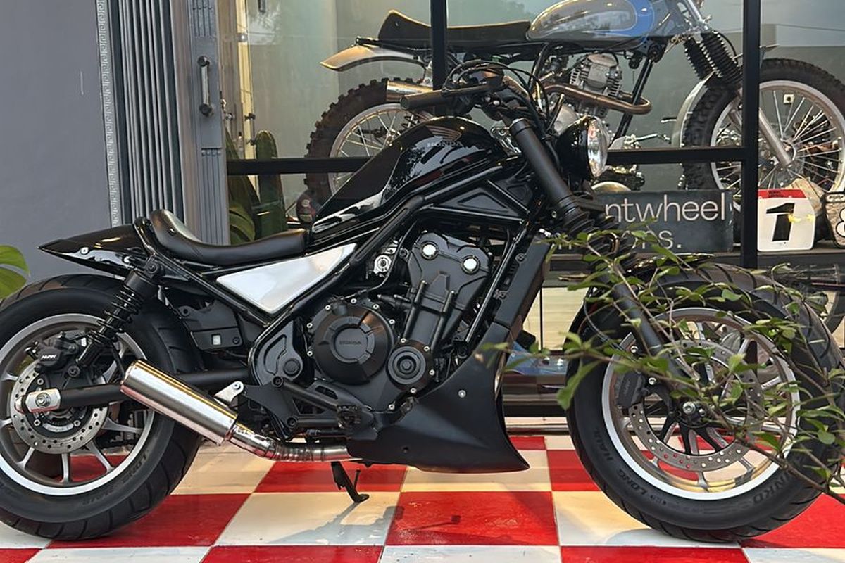 Modifikasi Honda Rebel 500 ala Frontwheel Motors: Simpel Gaya Bobber