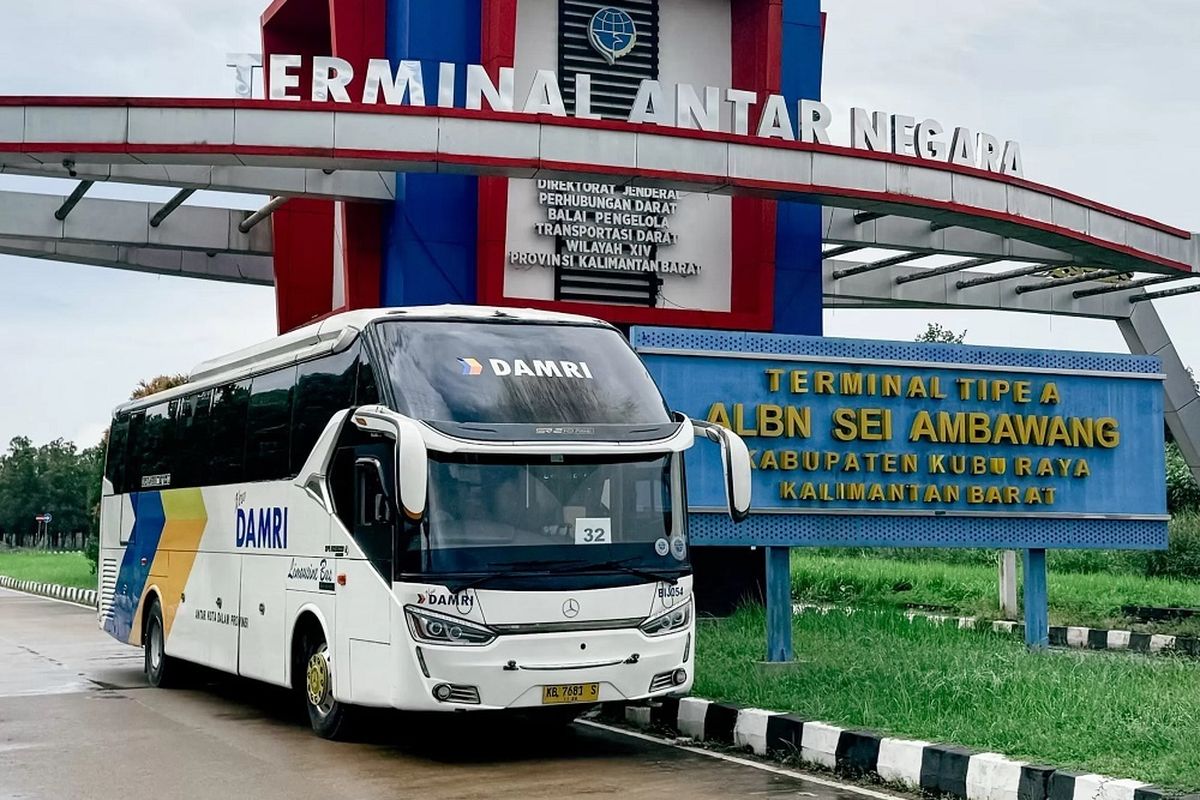 Ketika Bus DAMRI Menembus Batas Negara