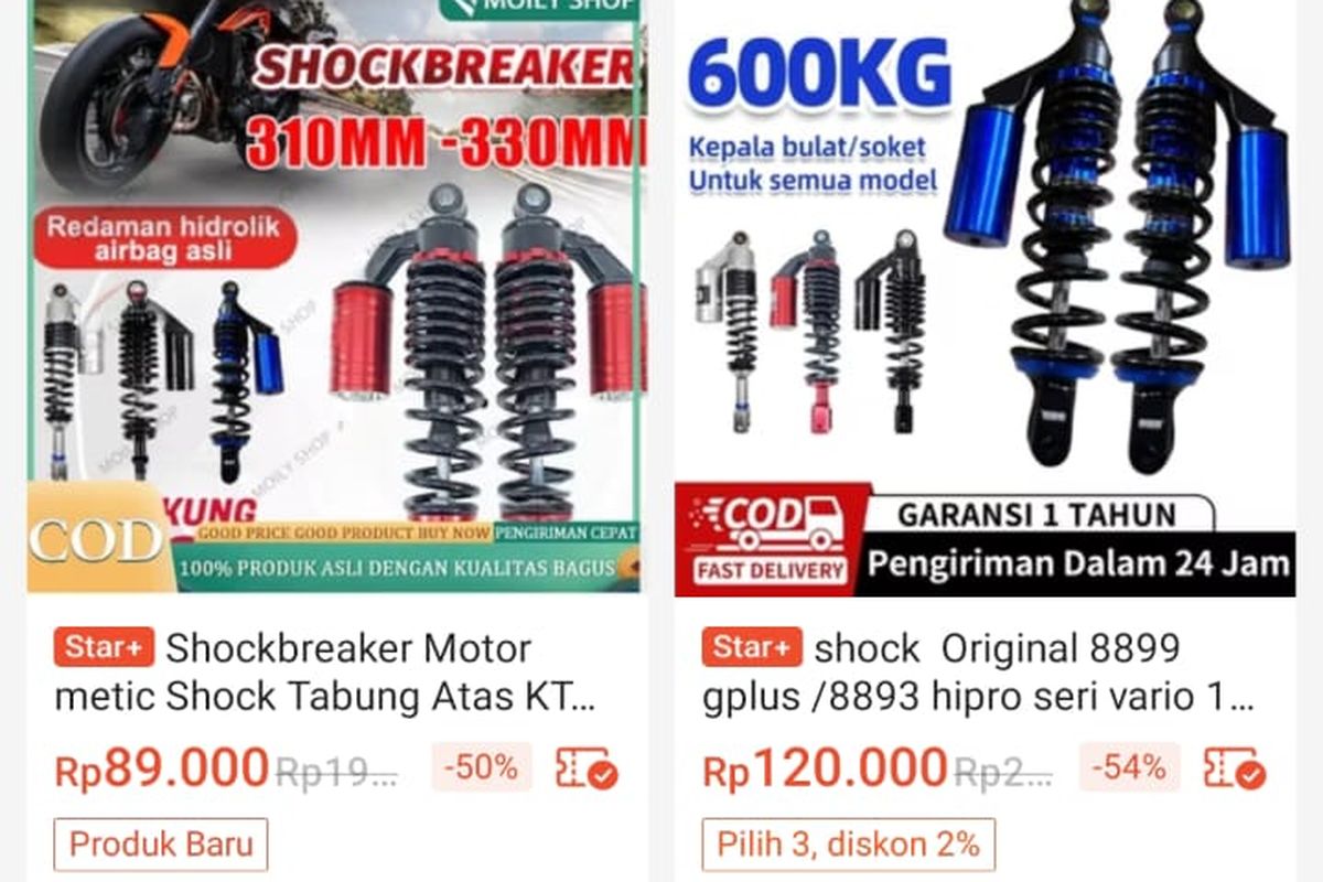 Fenomena Modifikasi Motor Pakai Shock Tabung Fantasi