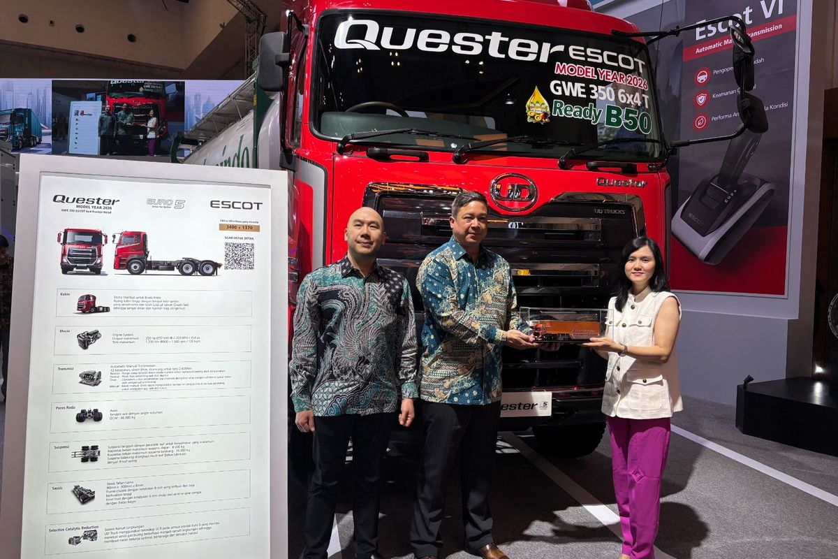 UD Trucks Luncurkan Quester di GIIAS 2026, Siap Dukung Biodiesel B50