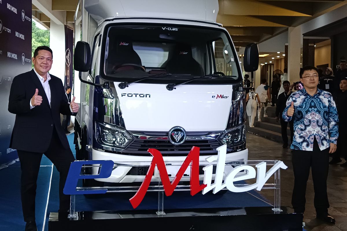 Foton Luncurkan Truk Listrik eMiler, Jarak Tempuh 175 Km