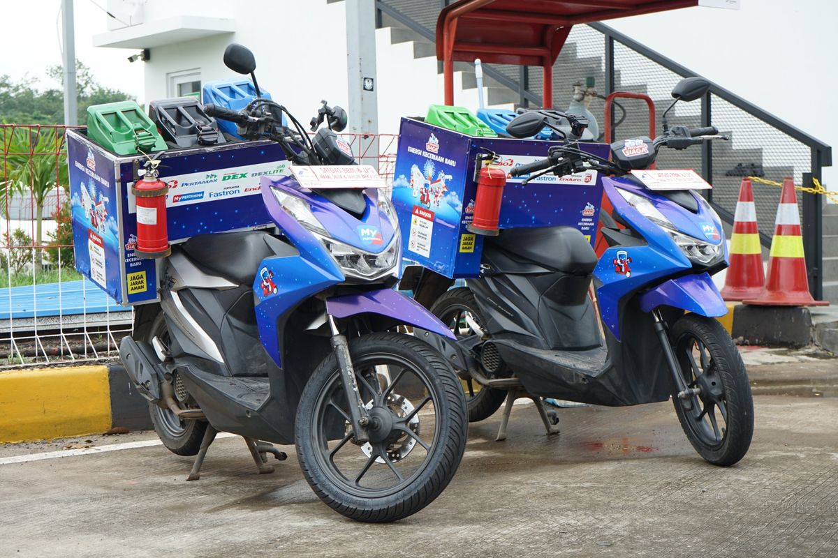 Layanan  BBM Motorist dan Modular Siaga di Rest Area Trans-Jawa