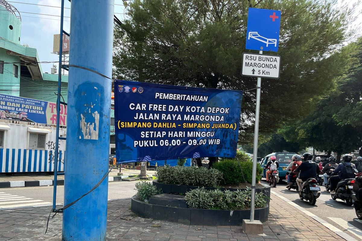 Pemkot Depok Pertimbangkan Car Fre Day Pakai Dua Jalur Margonda