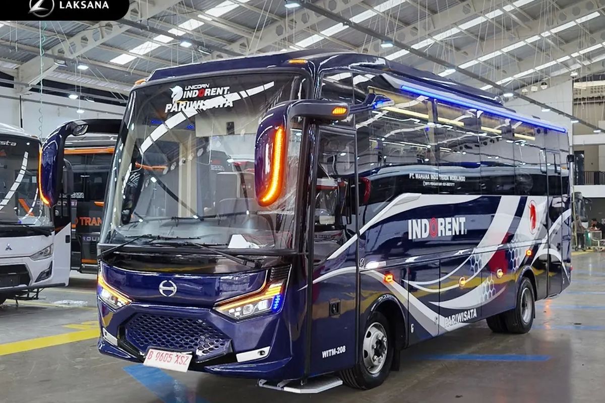 PO Indorent Tambah Bus Medium Baru, Buatan Laksana dengan Ruang Khusus