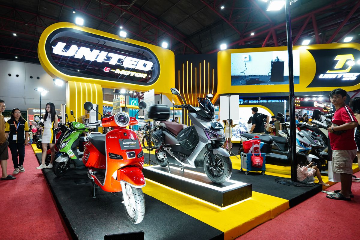 United E-Motor Dorong Adopsi Motor Listrik Lewat Dua Pameran