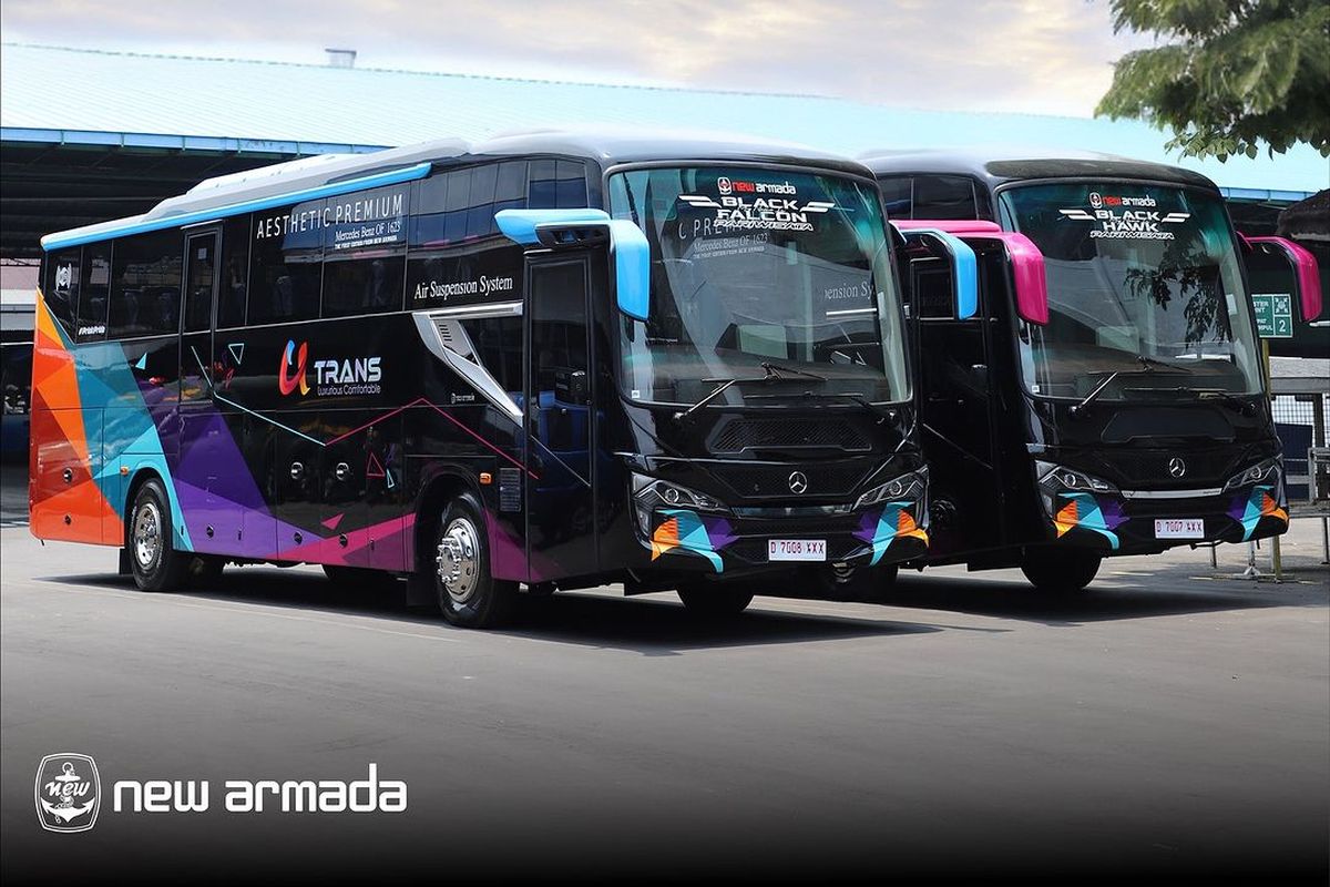 Karoseri New Armada Kebanjiran Order Bus Pariwisata
