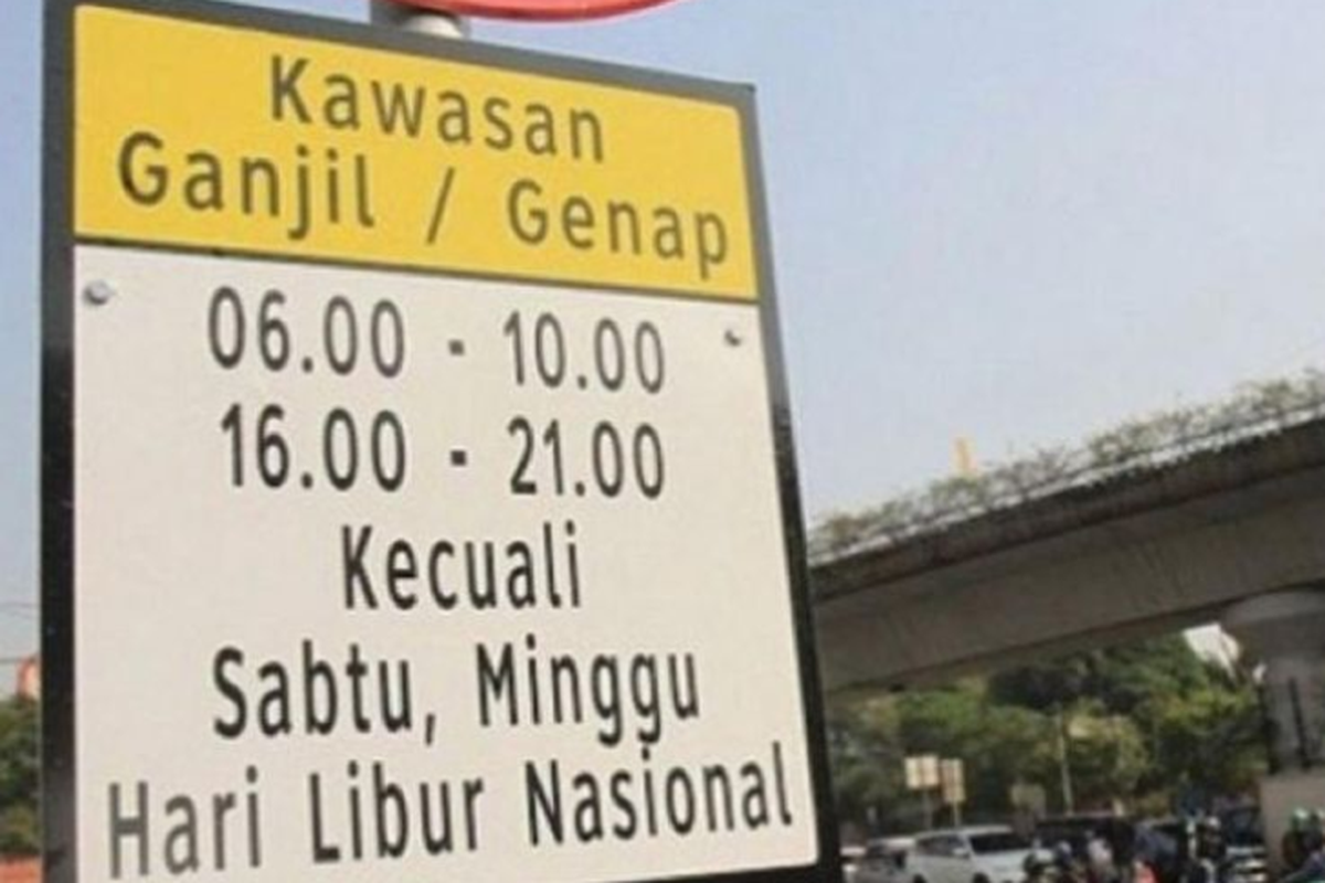 Ganjil Genap di 25 Ruas Jalan Jakarta Kembali Berlaku Pekan Ini