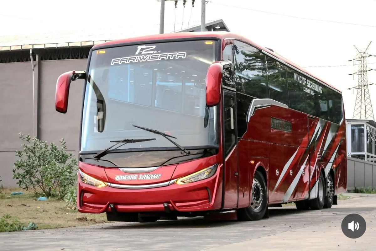 Titanium Bus Baru Buatan Karoseri K3 di Semarang, Tampil Makin Elegan