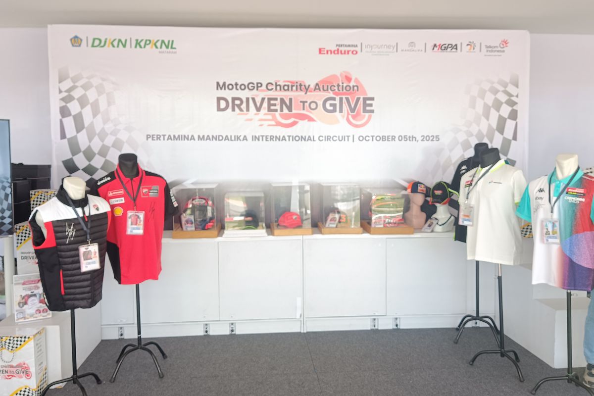 Ikut Lelang Barang Pebalap MotoGP di Mandalika, mulai Rp 500.000