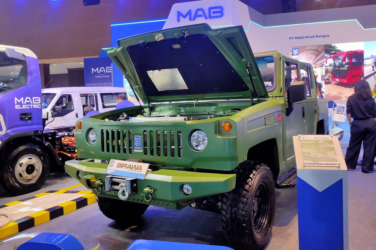 Jeep, Birawa Military Jeep EV: Kendaraan Militer Listrik dari PT MAB