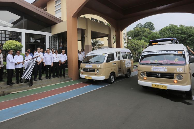 Dua Rute Baru Angkot Si Benteng Resmi Dibuka di Tangerang