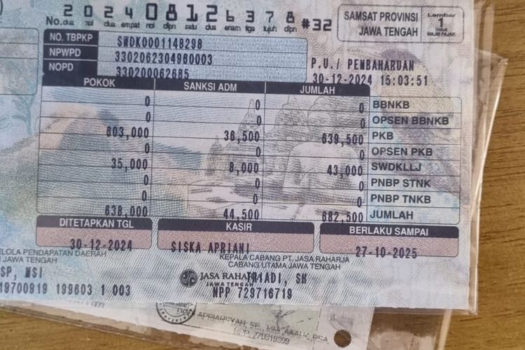 Update Tarif Resmi Pajak Progresif Kendaraan di Jawa Barat