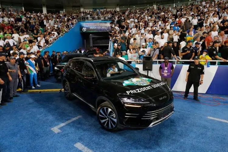 Lolos Piala Dunia, Timnas Uzbekistan Dapat Hadiah Mobil BYD