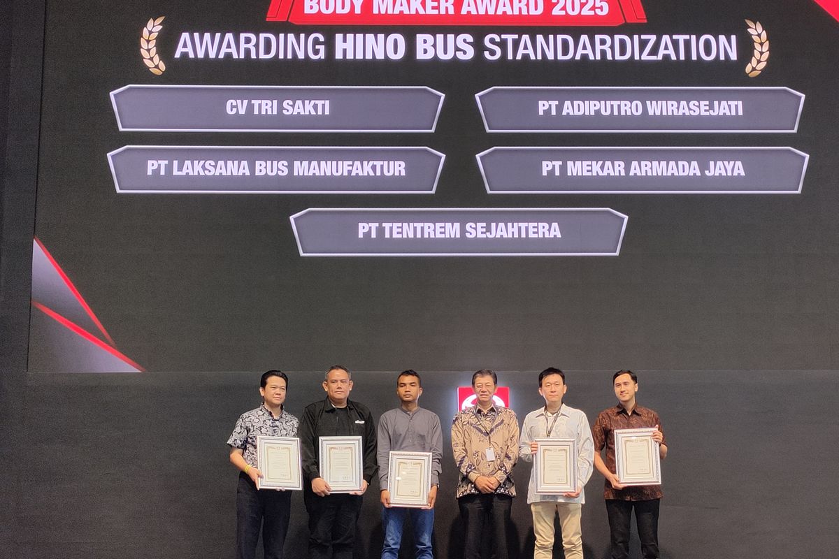 Penghargaan Bodymaker Hino 2025: Apresiasi untuk Karoseri