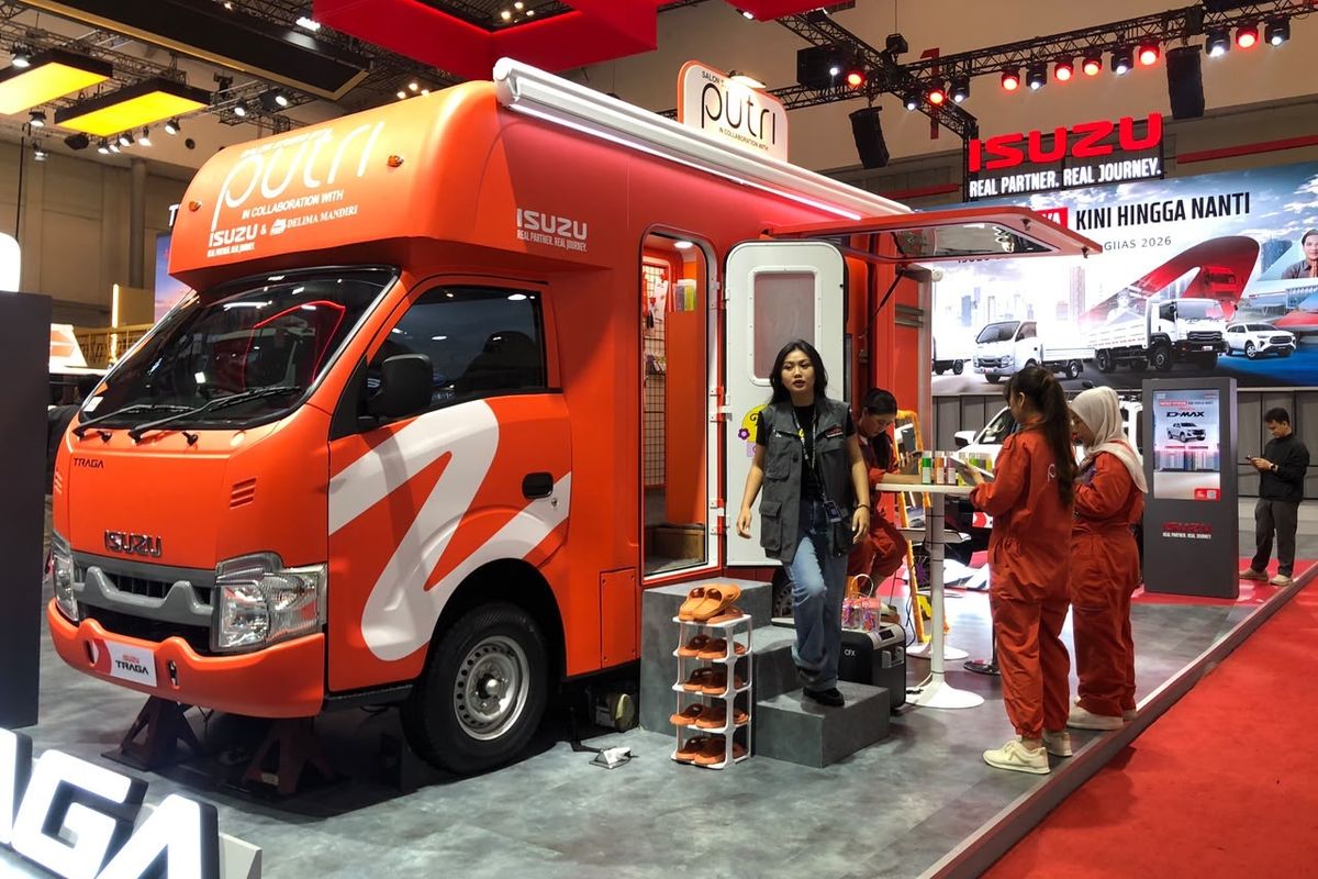 Isuzu Trava Disulap Jadi Salon Berjalan, Gandeng Putri Hair Choice