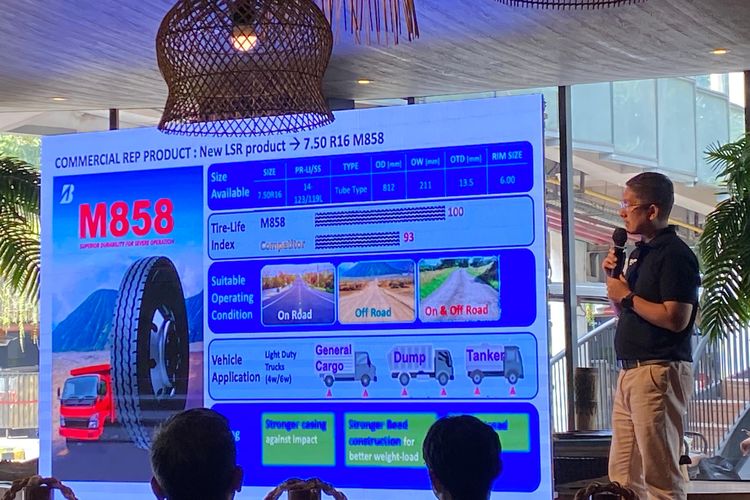 Bridgestone M858 Meluncur: Ban Truk Ringan Baru