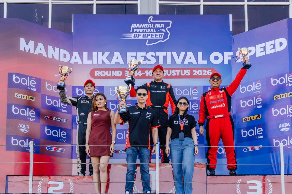 Motor Sport, SAV Motor Sport Raih Podium di Mandalika Festival of Speed Putaran 3