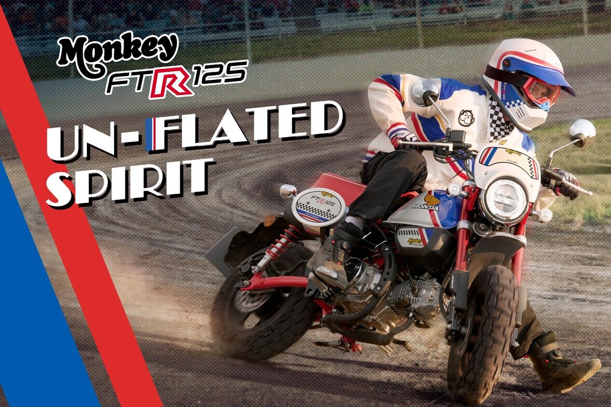 Honda, Honda Monkey FTR Limited Edition: Gaya Flat Track Klasik
