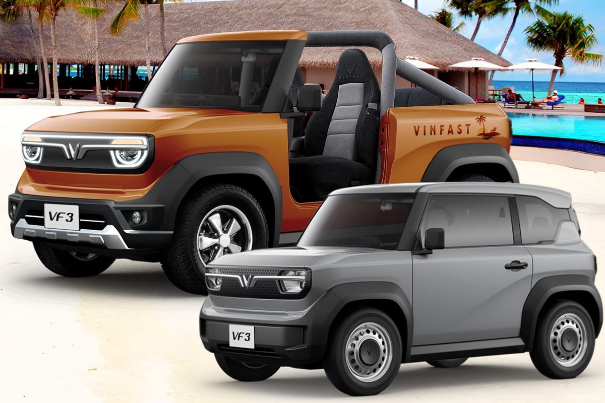 VinFast, VinFast VF 3, Begini Wujud VinFast VF 3 yang Disulap Jadi Mobil Buggy