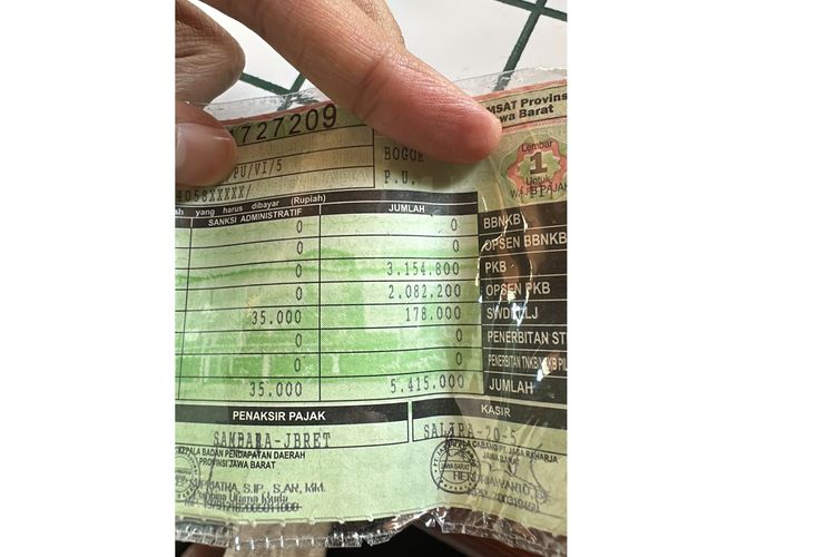 QR Code Pengganti Stempel di STNK Saat Bayar Pajak secara Online