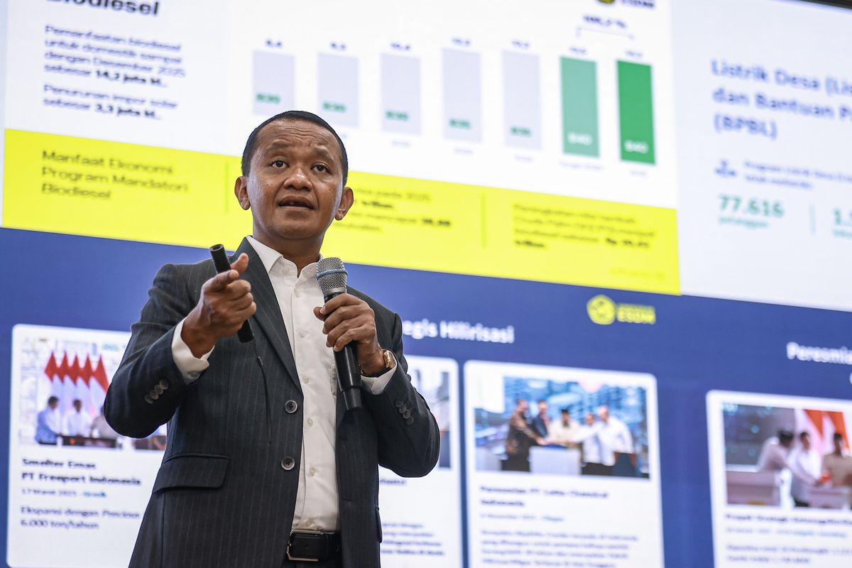 Bahlil Targetkan Bebas Impor Solar 2026 Melalui Program B50