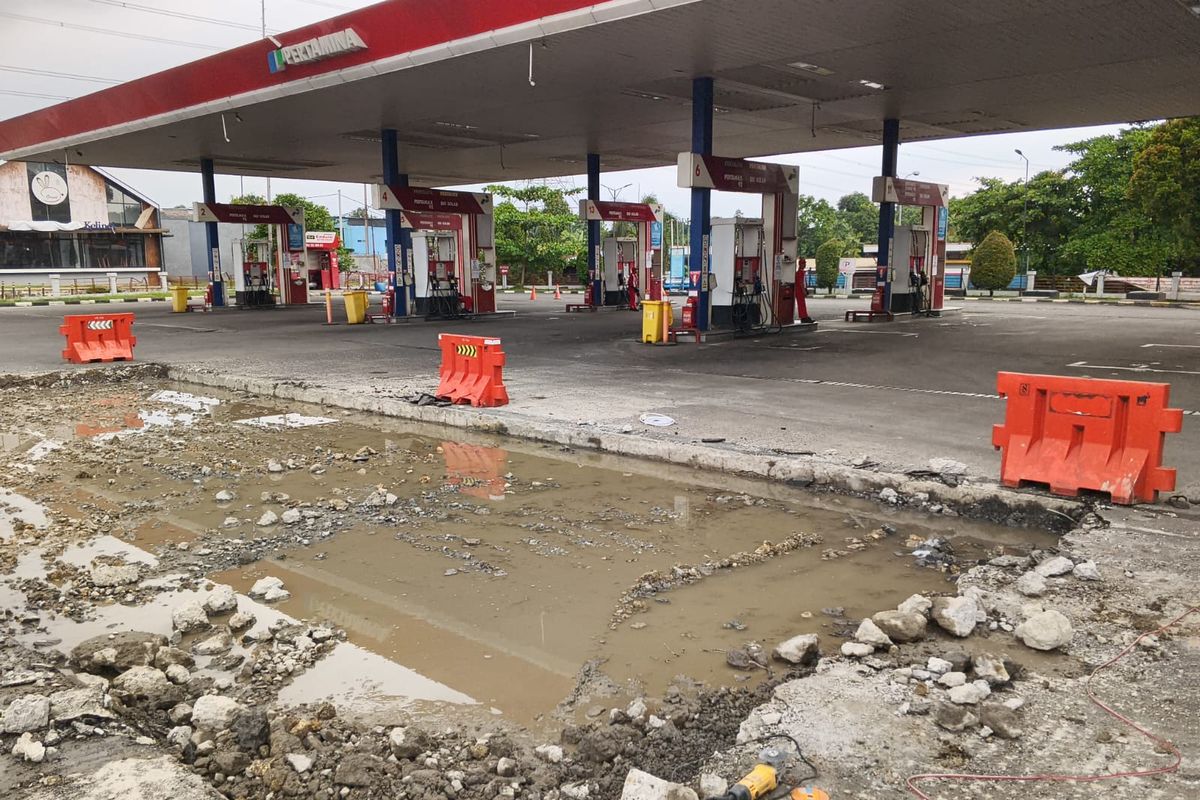 SPBU Rest Area Km 21 Tol Jagorawi Tutup Sementara karena Rekonstruksi