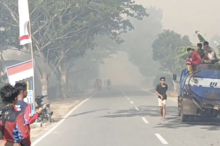 Kabut Asap Karhutla, Pengendara Motor Diminta Kurangi Kecepatan