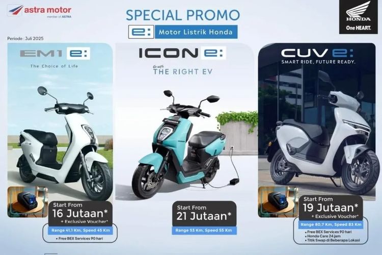 Diskon Besar Motor Listrik Honda, Ini Kata AHM