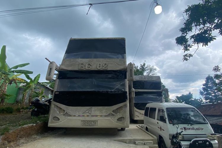 PO Agra Mas Datangi Langsung Rumah Berbentuk Bus di Wonogiri