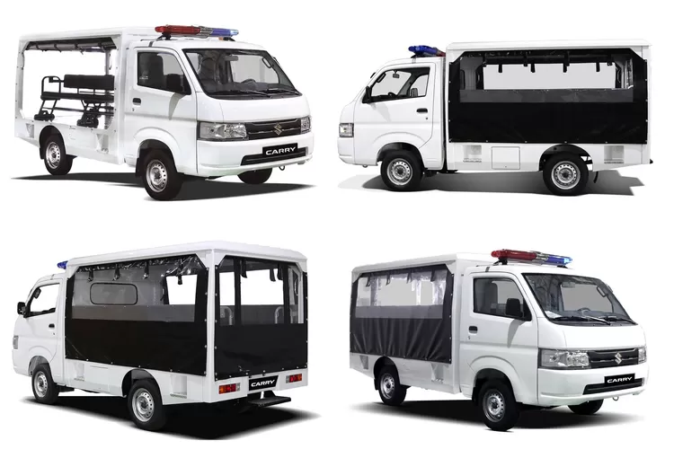 Suzuki Carry Disulap Jadi Mobil Patroli, Ini Ubahan dan Spesifikasinya