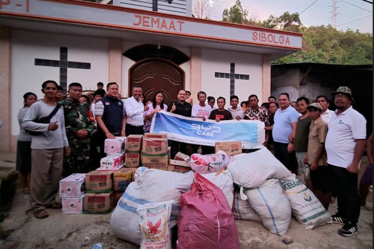 BYD Sumbang Rp 1 Miliar, Bantuan untuk Korban Banjir di Sumatera