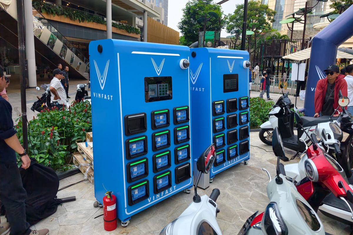 Punya 2.000 Titik Tukar Baterai, VinFast Pede Jual Motor Listrik Skema Swap