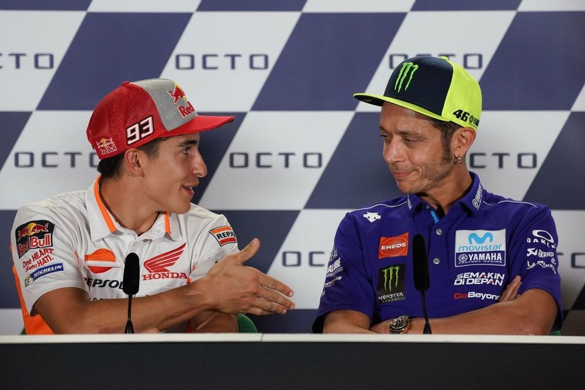 Marquez Soal Rivalitas dengan Rossi: Jangan Simpan Dendam
