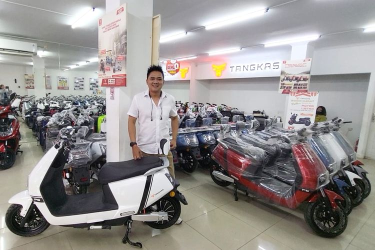 Tangkas Motor Listrik Tambah Jaringan Diler di Sidoarjo