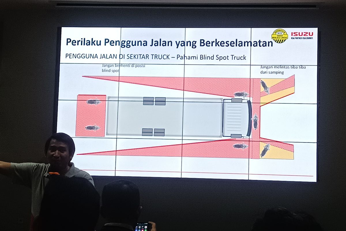 Hindari Kecelakaan dengan Memahami Blind Spot Truk