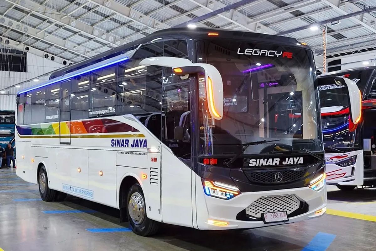 Sinar Jaya Buka Rute Bus AKAP Bogor-Jambi, Pakai Bus Executive Legrest