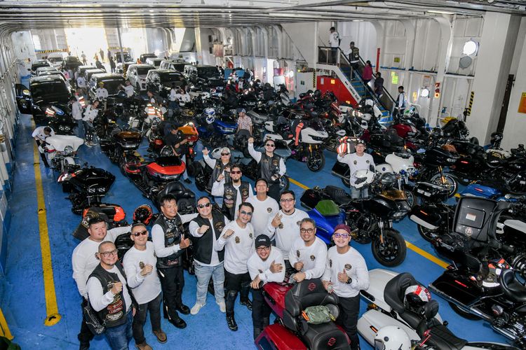 HOG Indomobil Jakarta Sukses Gelar Touring The 2nd Revival ke Bali