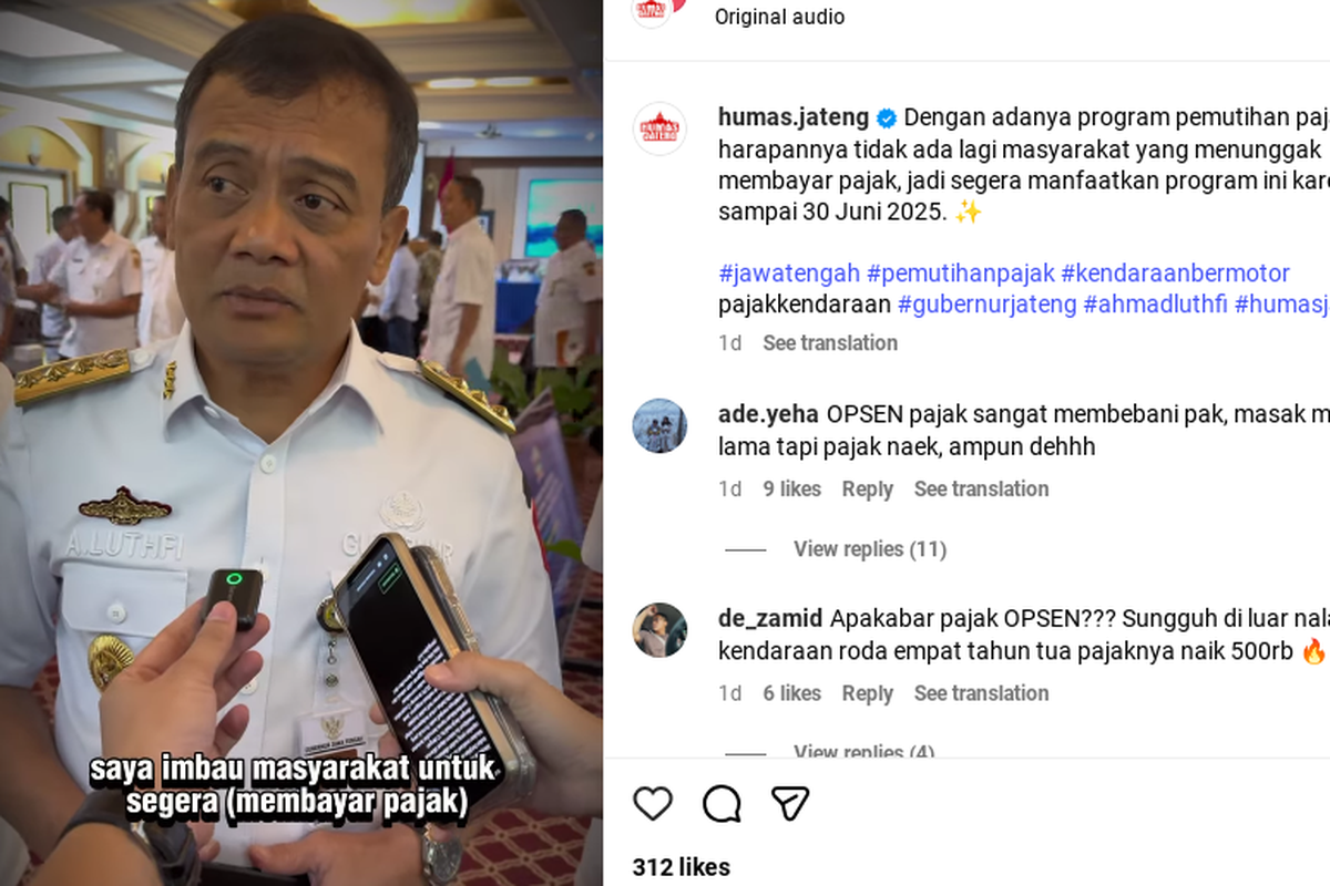 Pemprov Jateng Targetkan 2026 Tak Ada Lagi yang Nunggak Pajak Kendaraan