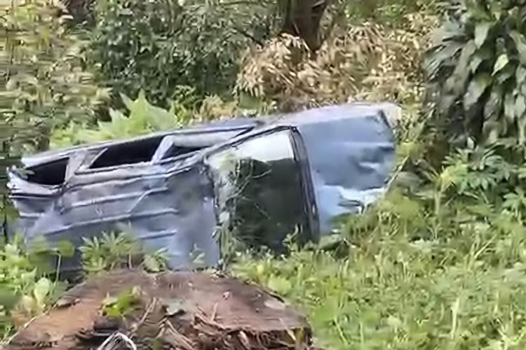 Diduga Tak Kuat Nanjak, Mobil Terjun ke Jurang di Puncak Bogor