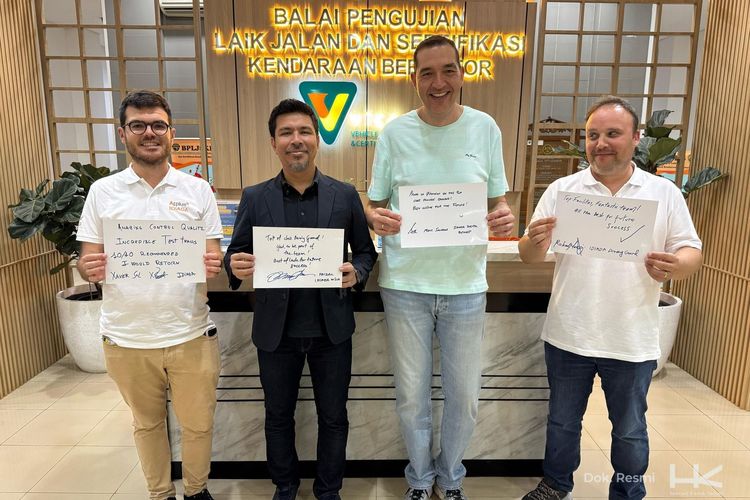 Pembangunan Fasilitas Utama Uji Kendaraan di Bekasi Sudah Rampung