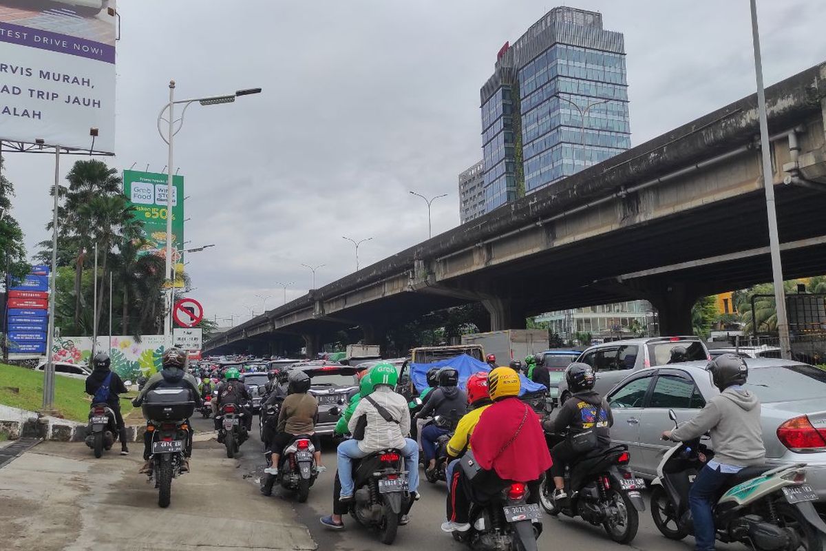 Awas Macet, Ada Rekayasa Lalu Lintas di Lebak Bulus Jaksel