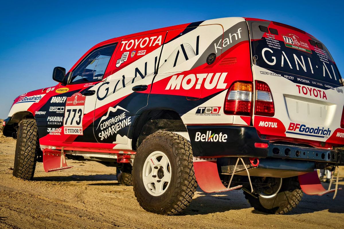 Balap Rally Dakar, Kaki-kaki Mobil Jadi Bagian Paling Krusial