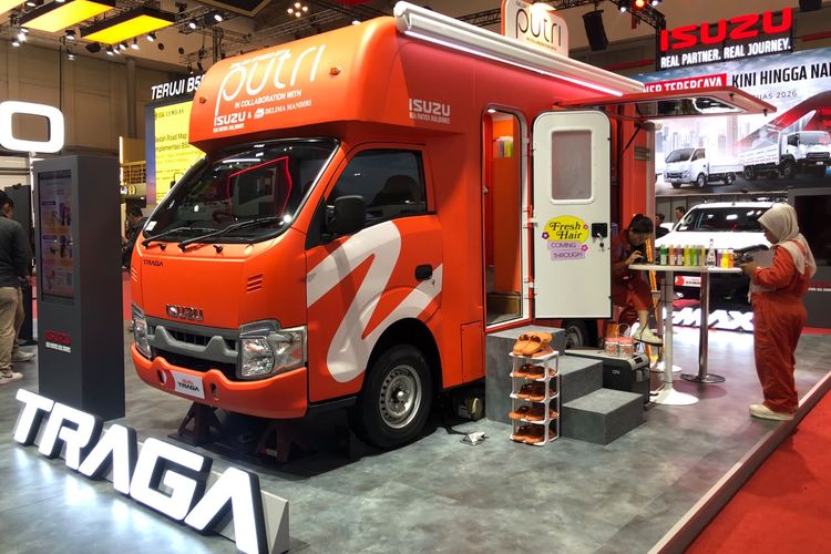 Isuzu Trava Disulap Jadi Salon Berjalan, Gandeng Putri Hair Choice