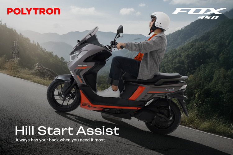 Inovasi Polytron: Motor Listrik Fox 350 Hadir dengan Hill Start Assist