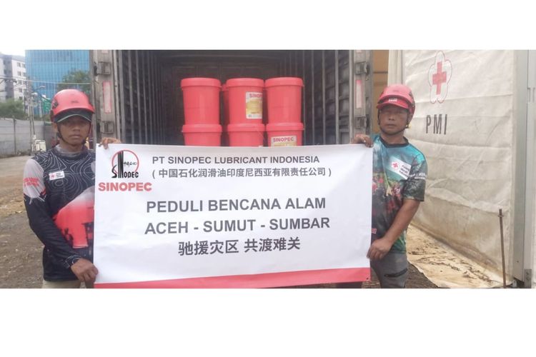 Perusahaan Oli Ini Salurkan Bantuan Pelumas ke Sumatera