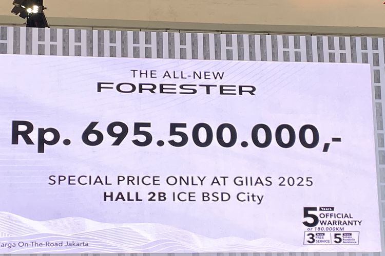 Subaru Luncurkan All-New Forester di GIIAS 2025